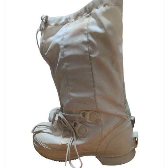 Canadian Armed Forces Arctic mukluks white Lace Up Winter Snow Boots Comfy Warm - Picture 1 of 6